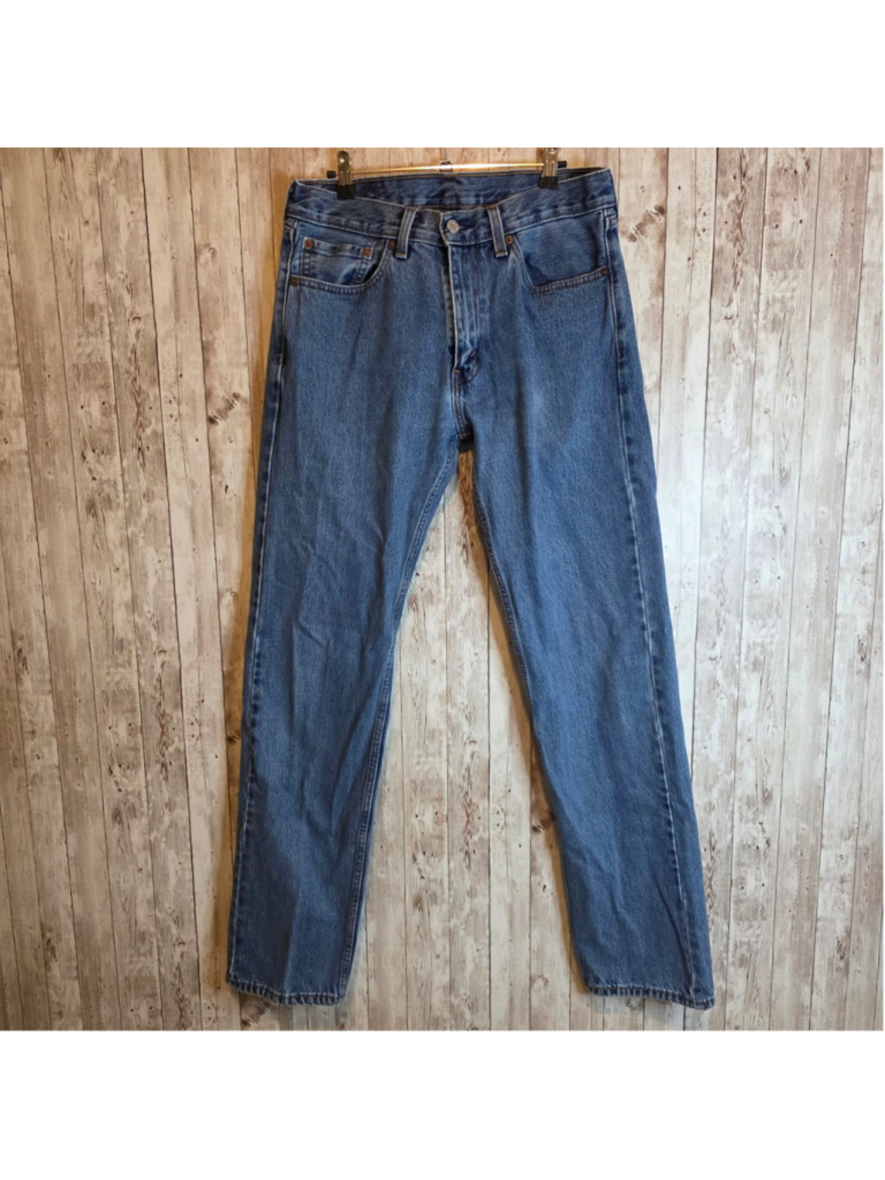 Men's Levi's 505 Straight Leg Jeans Blue Waist 33